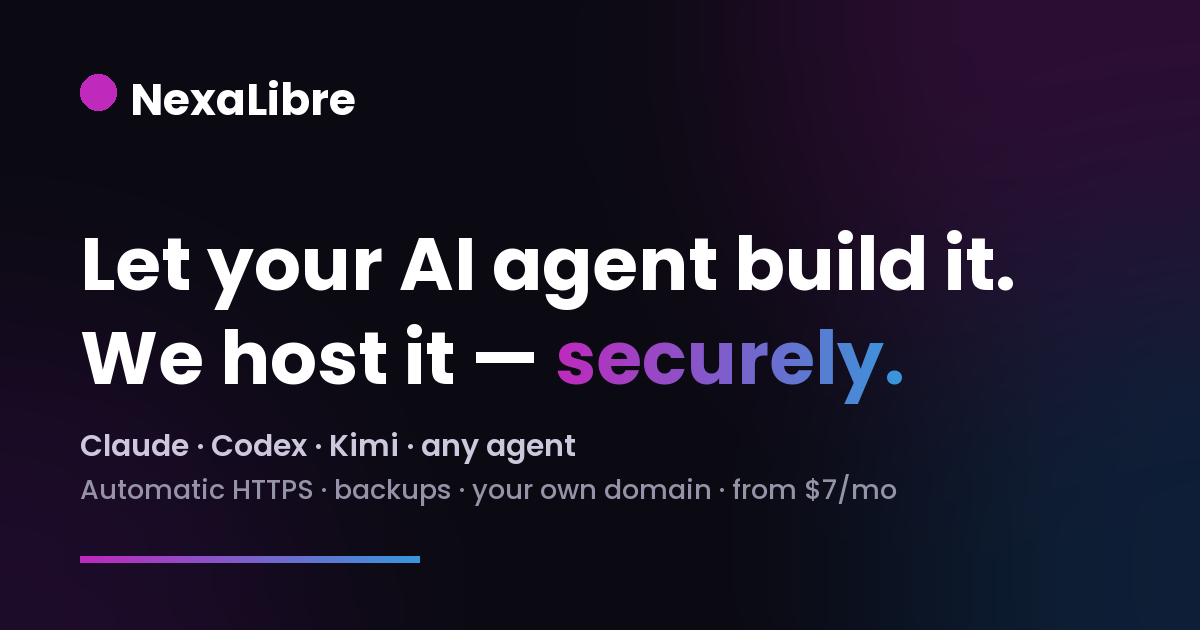NexaLibre — official preview image